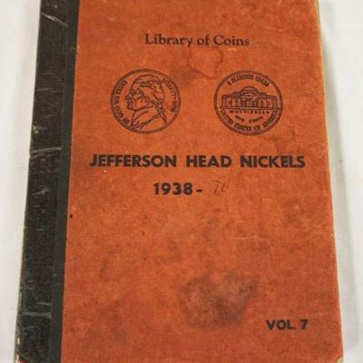 1230	JEFFERSON HEAD NICKLES IN BOOK, LOT OF 76
