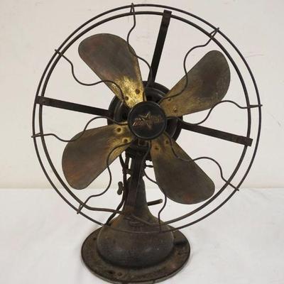 1233	ANTIQUE BRASS BLADE FAN *STAR RITE*
