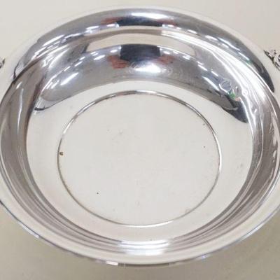 1058	POOLE STERLING DOUBLE HANDLED BOWL, 2.0 OZT
