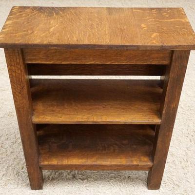 1214	MISSION OAK BOOKCASE, APPROXIMATELY 26 IN X 12 IN X 32 IN
