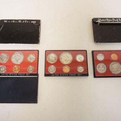 1226	UNITED STATES PROOF SETS, (2) 1976 & 1977
