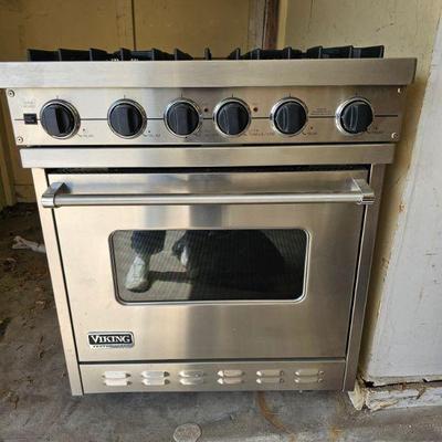 Viking Pro Duel Gas Stove top Electric Conv. Oven