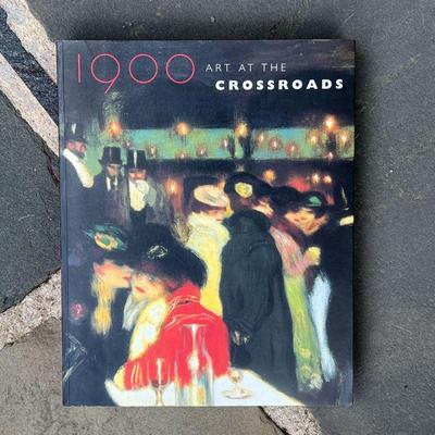 GUGGENHEIM ART BOOK | 1900 Art at the Crossroads coffee table book, soft cover. - w. 9.5 x h. 12 in 
