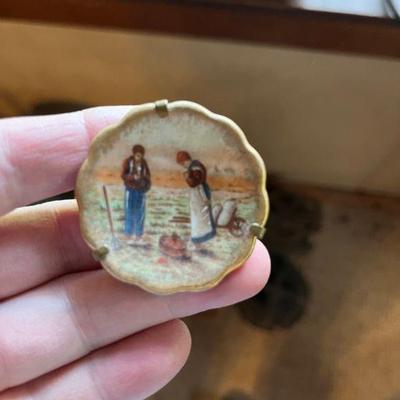 Miniature Plate and Display Back