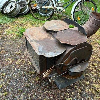 Glass Front Wood Stove