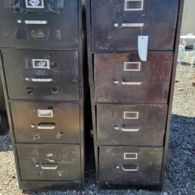 #84510 â€¢ 2 Metal Filing Cabinets
