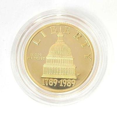 #1200 â€¢ 1989 $5 Gold Coin
