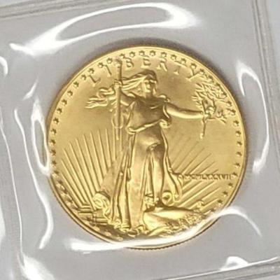#1212 â€¢ 1987 1oz Fine Gold $50 Coin
