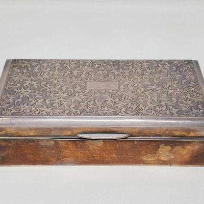 #906 â€¢ Sterling Silver Engraved Jewelry Box
