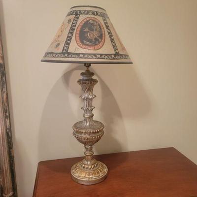Silver Meca Table Lamp