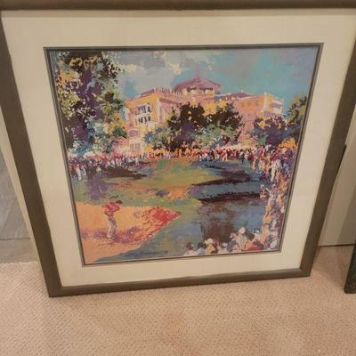 Leroy Meiman Signed Westchester Classic colorful art