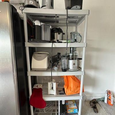 Kitchen appliances, shelf also