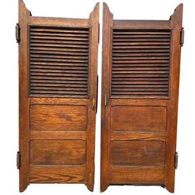 Antique Oak Saloon Doors