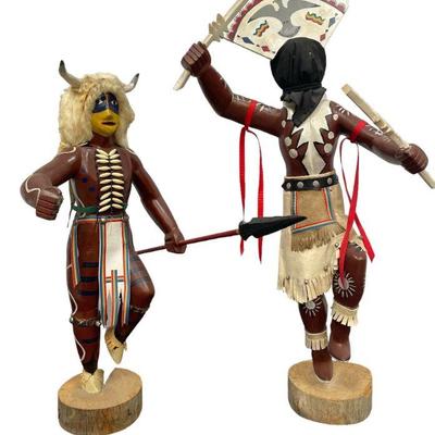 Two Native American Kachina Dolls