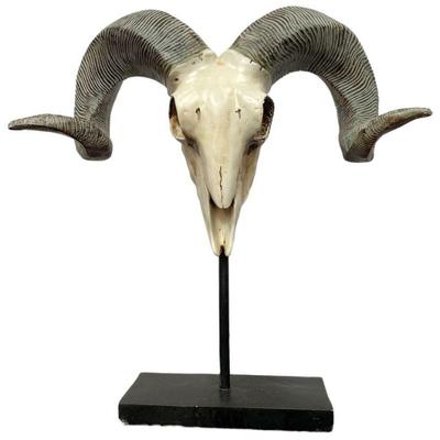 Ram Skull on Stand