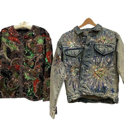 Artisan Sequenced Western Style Jean Jacket & Blazer