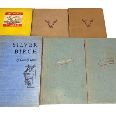 Collection Short Story, Illustration, & Western Books DOROTHY LYONS, MARY O'HARA, WILL JAMES, & WILLIAM SAROYAN