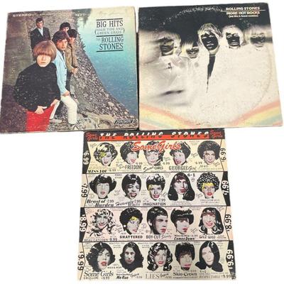Collection Four Vintage ROLLING STONES Vinyl Albums, Hot Rocks 