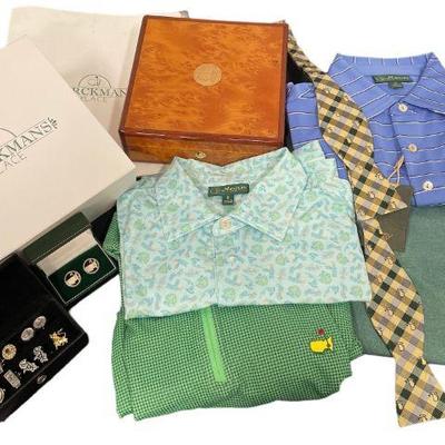 Exclusive MASTERS Golf Merchandise,Souvenirs, Cufflinks, Some Sterling Silver