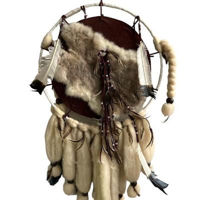 Wool and Rabbit Dreamcatcher