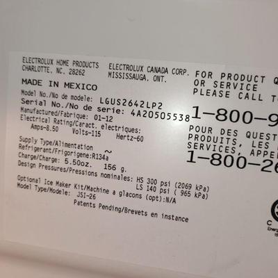 Frigidaire refrigerator/freezer 