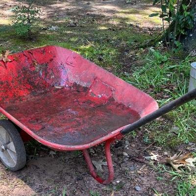 Wheelbarrow would be great for flowers!