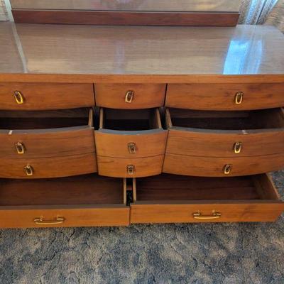 matches chest of drawers MCM dresser