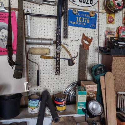 Tools in garage