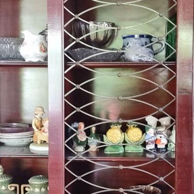 Cherry antique hutch