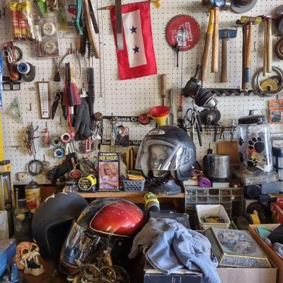 Tools in garage