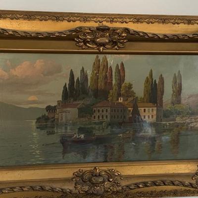 A classic scene from an Italian Villa--Lake Como? And much more fine art