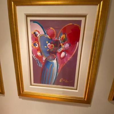 One of two Peter Max originals