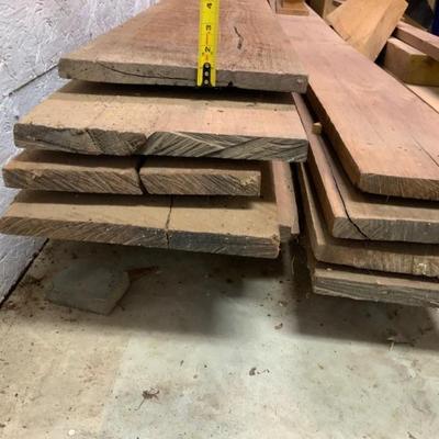 Walnut lumber