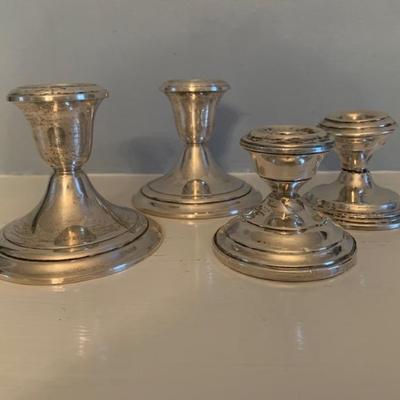 Sterling Silver Candle holders