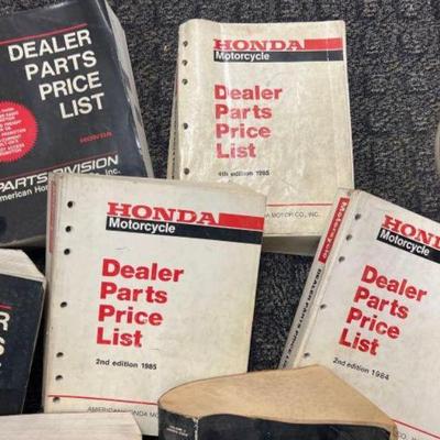 #2304 â€¢ Honda Dealer Parts Price List Books
