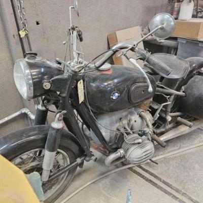 #399 â€¢ 1964 BMW R50 Motorcycle with Hard Side Bags
