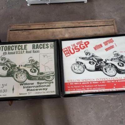 #606 â€¢ Vintage Motorcycle racing posters
