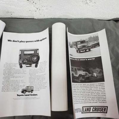 #666 â€¢ 4) 1960's Toyota Land Cruiser Article Posters
