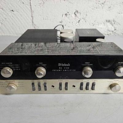 #1318 â€¢ McIntosh MA5100 Preamp-Amplifier
