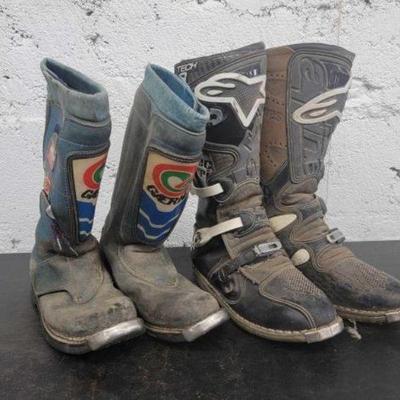 #1026 â€¢ Alpine Star Tech 8 and Vintage Gaerne Riding Boots
