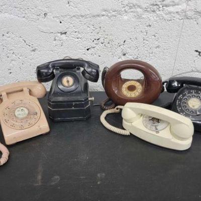 #1128 â€¢ Vintage Stromberg Carlson Crank Phone, Rotary Phones and More
