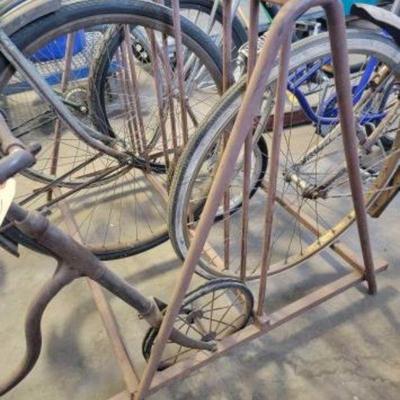 #312 â€¢ Six Bike Metal Bike Rack
