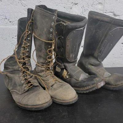 #1024 â€¢ 2 Pairs of Vintage Riding Boots

