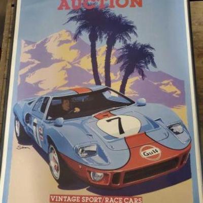 #618 â€¢ Vintage Sports Race Poster
