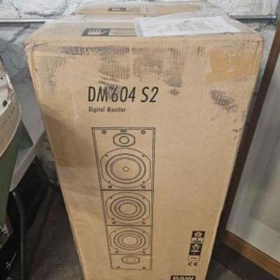 #1300 â€¢ B&W DM604 S2 Digital Monitor Floor Standing Speakers
