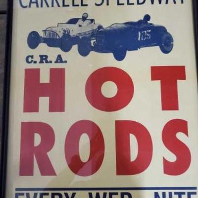 #622 â€¢ Vintage Carrell Speedway Poster
