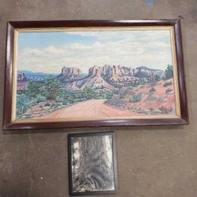 #744 â€¢ Castle Creek, in Oak Creek, Arizona Painting and Lumber Jack In...
