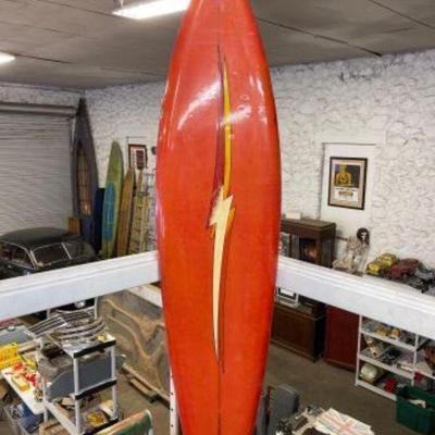 #3524 â€¢ LIGHTING BOLT Surf Boards Hawaii Shapped by Peter Trombly V...
