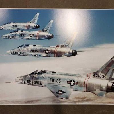#746 â€¢ U.S Airforce F-100 Poster
