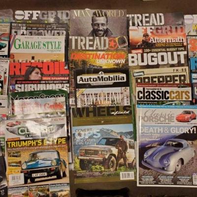 #952 â€¢ 62 Miscellaneous Magazines Automotive, Survival, and Firearms
